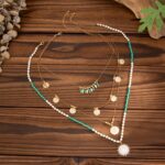 Bohemian beaded beaded clavicle necklace - Image 2